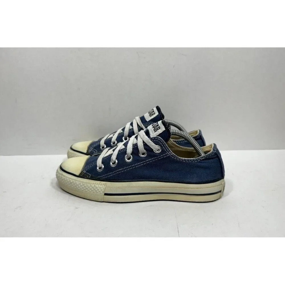 Vintage Converse All Star Chuck Taylor Blue Low‎ Top Made in USA Size Men’s Sz 3